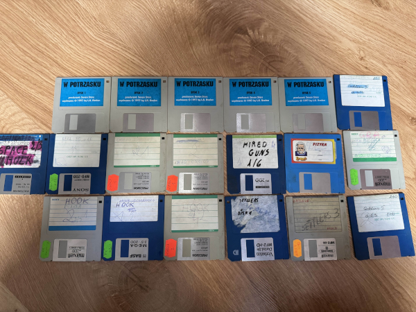 Old floppies